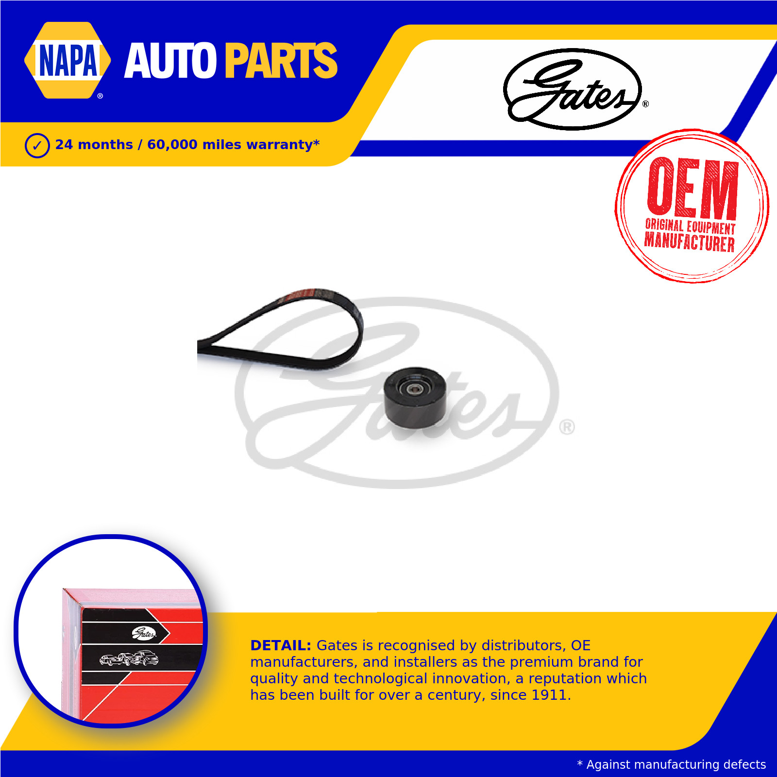 Drive Belt Kit fits NISSAN BLUEBIRD Mk3 1.6 2014 on HR16DE Set Gates Quality New