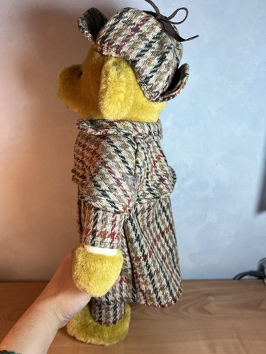 MERRYTHOUGHT TEDDY BEAR SHERLOCK HOLMES 15 INCH MOHAIR 1993 HERITAGE COLLECTION - 第 4/9 張圖片