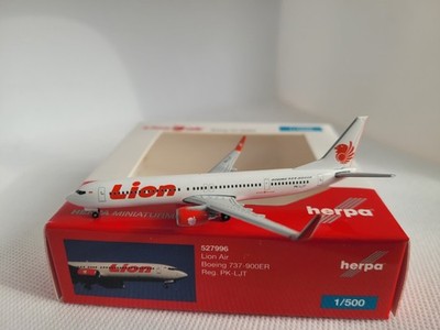 Herpa Wings 1:500 Lion Air Boeing 737-900ER PK-LJT OVP Limited Edition