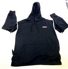 Sport-Tek Black Hoodie With RCR & Red Kap Embroidery Logo Polyester/Cotton Blend