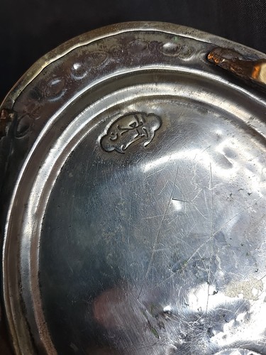 Carrito de té grabado artesanal de diseño de Oriente Medio vintage caja con bisagras - Imagen 19 de 22