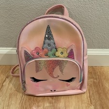 Toddler Mini Unicorn Pink Backpack Adjustable Straps Preschool Travel