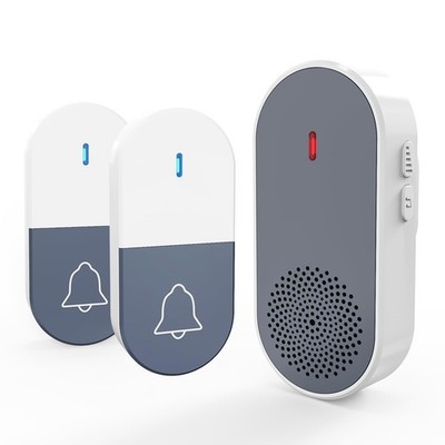 Wireless Doorbell with 2 Buttons, Classroom Doorbell for Classroom Easy to In...