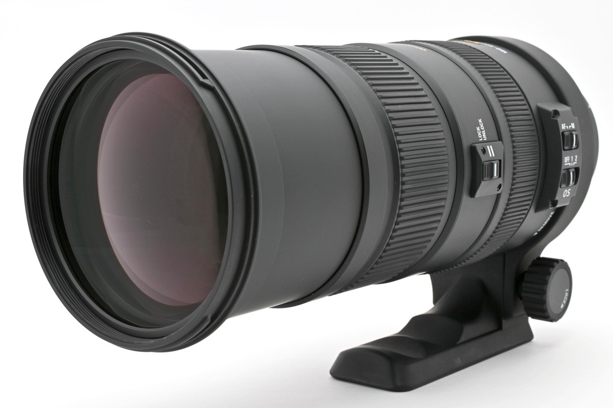 Top MINT w/Hood] Sigma APO 150-500mm f/5-6.3 DG OS HSM Lens canon