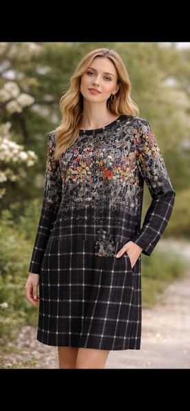 Women Aventures des Toiles Dress Black 38 / M / 46