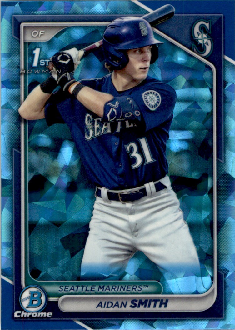 Aidan Smith 2024 Bowman Chrome Sapphire Prospects RC #BCP-45 Seattle Mariners