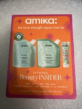 Amika The Kure Strength Repair Trial Set Shampoo Conditioner Mask Samples NEW