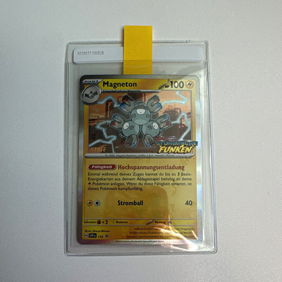 Pokémon TCG Magneton SVP153 Staff Promo Karte Stürmische Funken