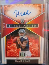 2022 Panini Impeccable - Firestarter Signatures Malik Willis #FIR-MWI /50 