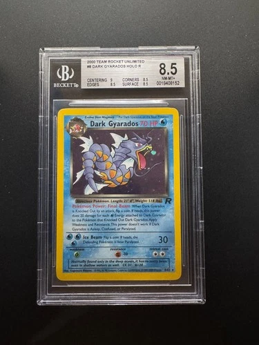 Dark Gyarados Holo NM-MT+ BGS 8.5 2000 Team Rocket Unlimited