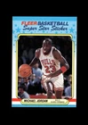 1988-89 Fleer Sticker Set-Break # 7 Michael Jordan EX-EXMINT *GMCARDS*