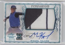 2020 Leaf Trinity Platinum 21/75 Miguel Yajure #PA-MY1 Patch Auto 0b2