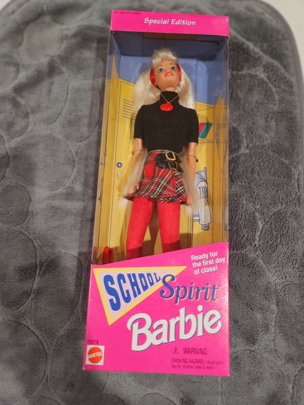 School Spirit Barbie Doll New Factory Sealed Special Edition 1995 Mattel