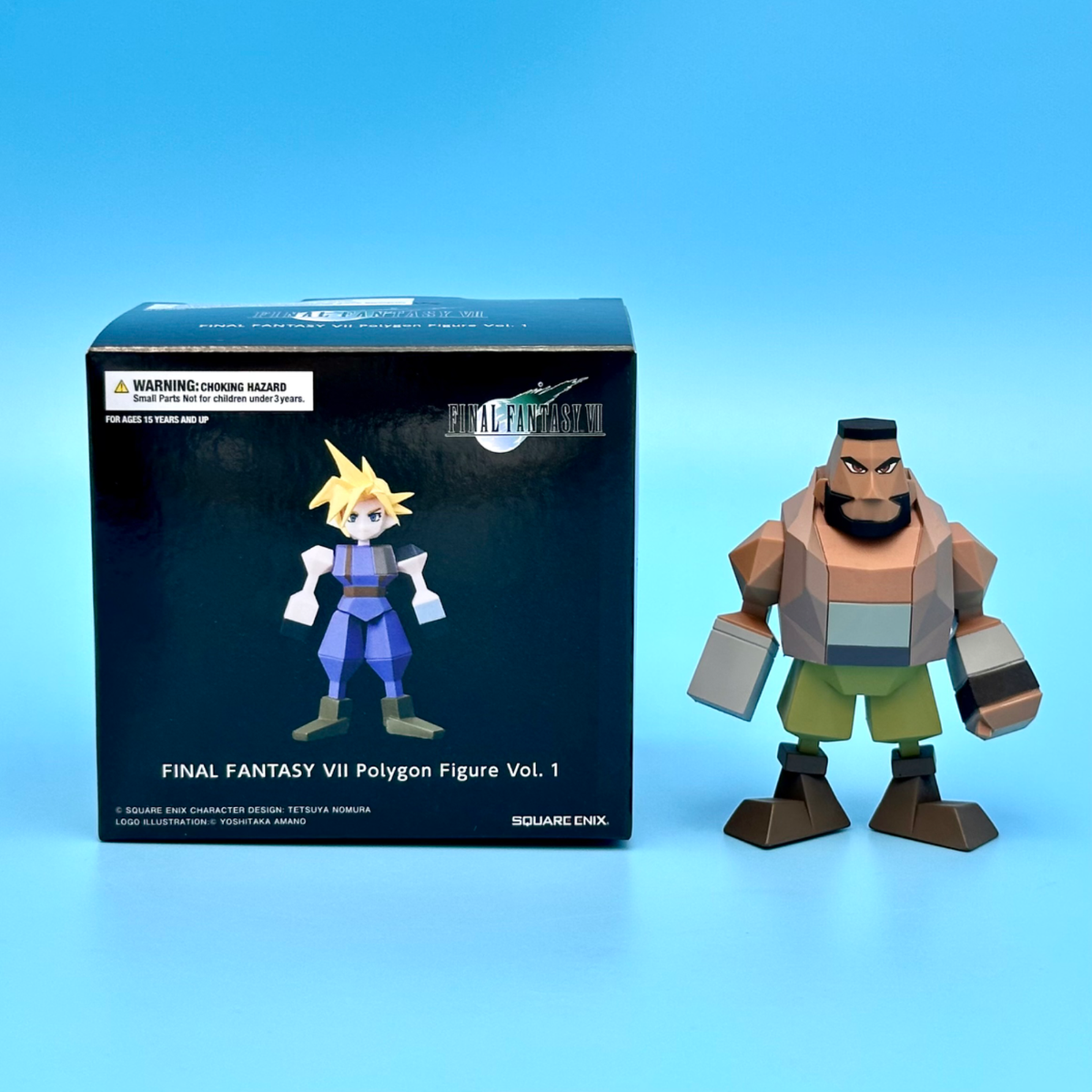 Final Fantasy VII FF 7 Remake Barrett Polygon Mini Figure Statue