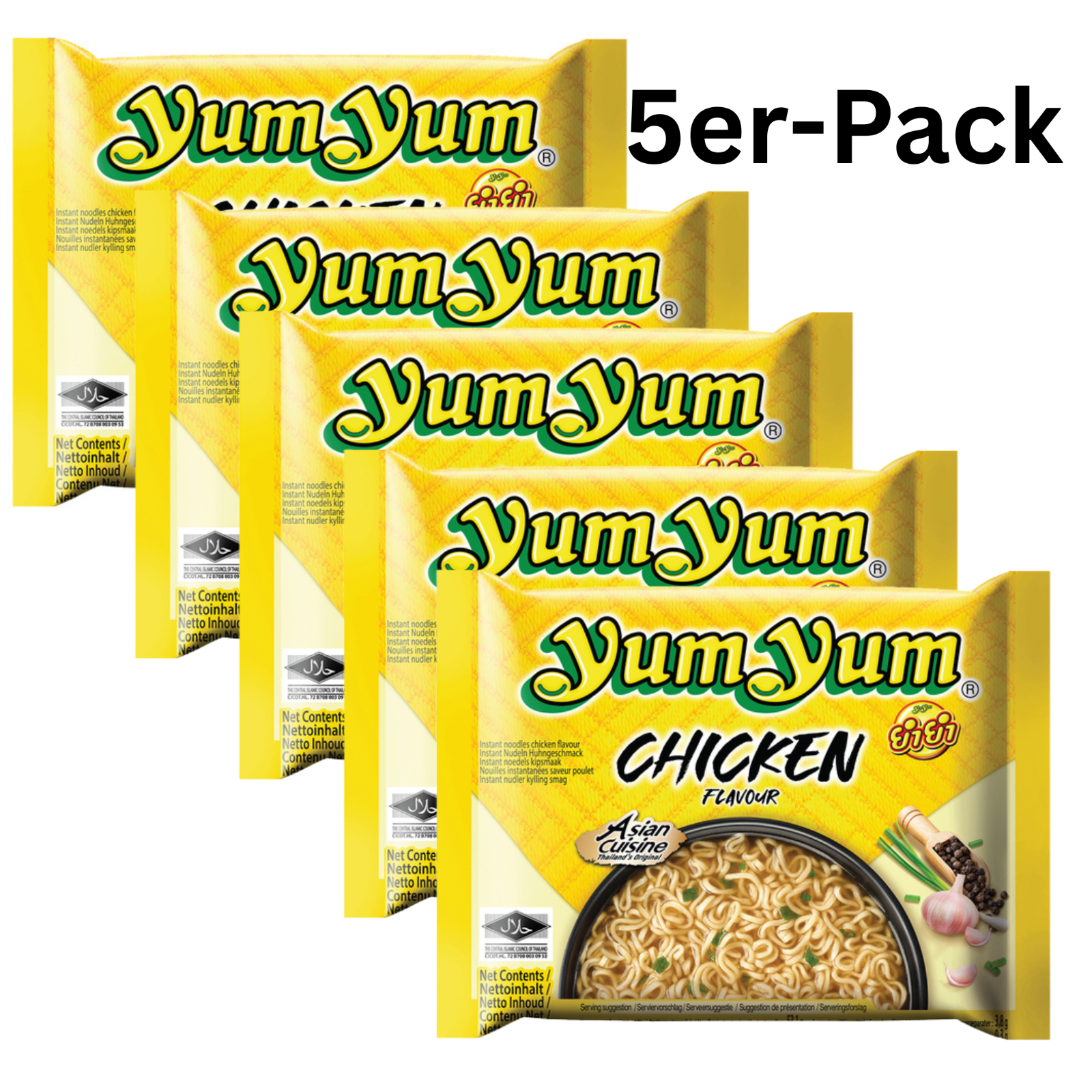 Yum Yum Instant Nudeln mit Huhn-Geschmack, 60g - Image 3
