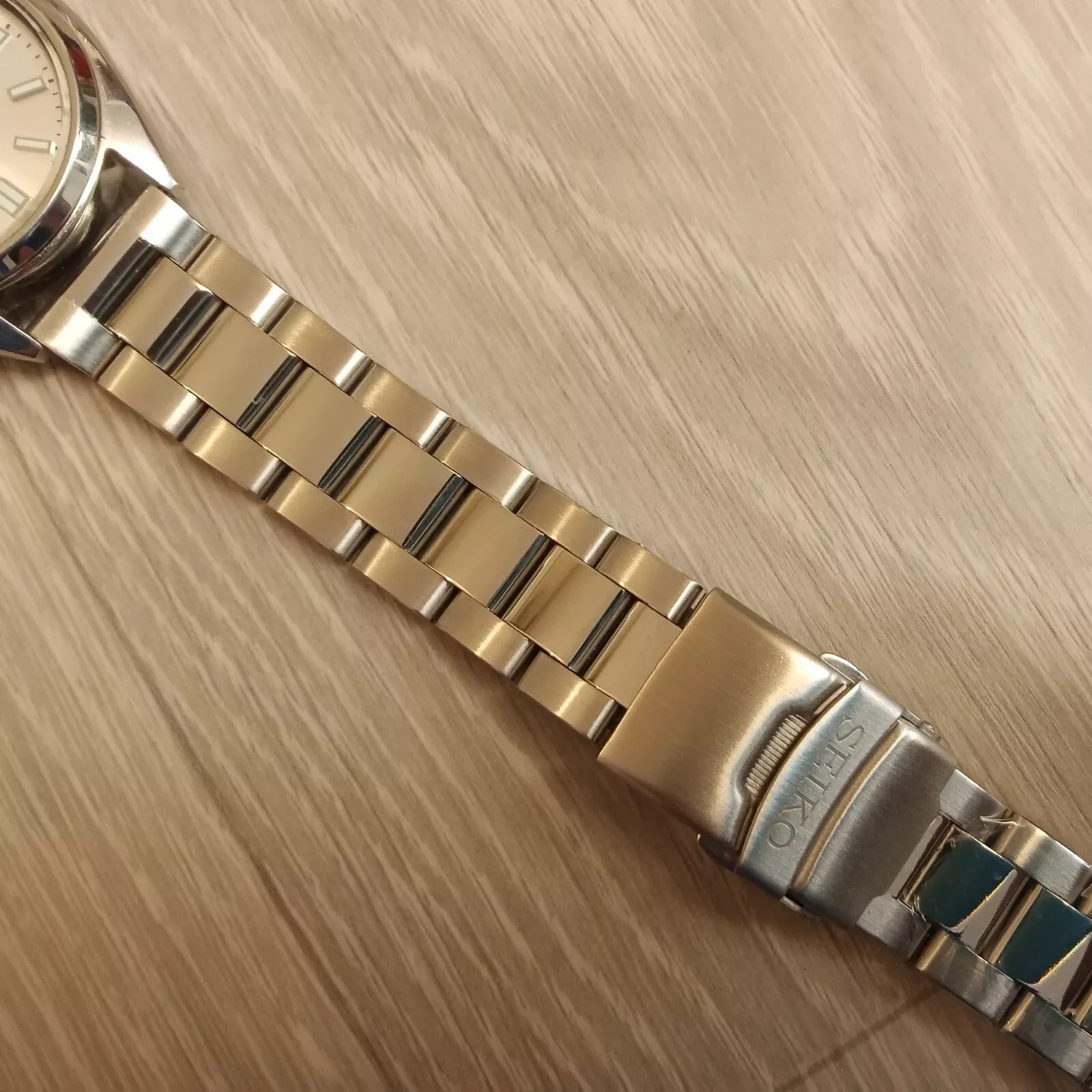 18mm 20mm Stainless Steel Brushed Metal Strap Bracelet Fits Seiko 7s26 6R15 4R36 image 5