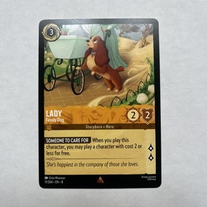 Lady Family Dog 11 / 204 Disney Lorcana Reign of Jafar Regular Rare