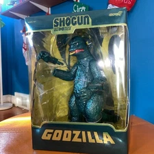 Super7 Shogun Ultimates! Godzilla Green Metallic  Launching Fist Retro Figure