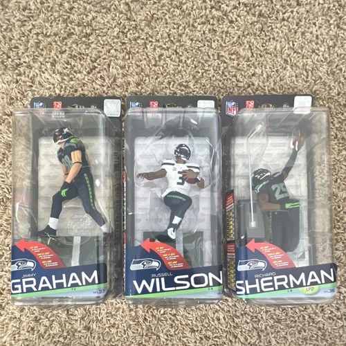 McFarlane Toys NFL Licensed Figures (Pack of 3) (Very Light Damage As Shown)