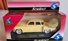 Solido 4524 1948 Tucker Torpedo Blue Sedan 1/43 O Scale France W/Box