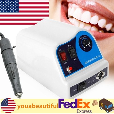 Dental Lab N8 Marathon Type Micromotor & 45K RPM Polisher Handpiece Unit