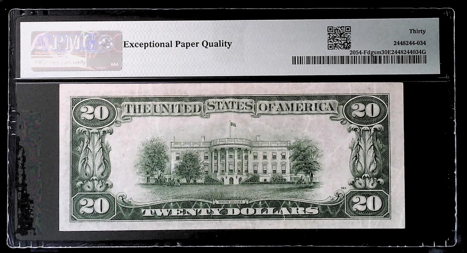 Billete de 20 dólares de la Reserva Federal Atlanta Fr. de 1934 2054-Fdgsm -PMG 30EPQ Foto 2 de 2