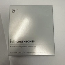 It Cosmetics Hello Cheekbones Matte Bronzer & Radiance Highlighter Contour Duo
