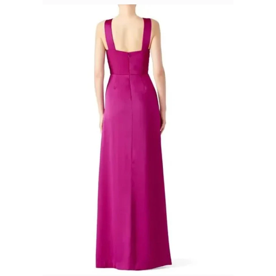 Vestido Jill Stuart Mujer Pequeño Viola Maxi Sin Mangas Formal Vestido Elegante Noche Foto 3 de 4