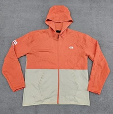 The North Face Men’s TNF Tech Full-Zip Hoodie Sweatshirt L Orange