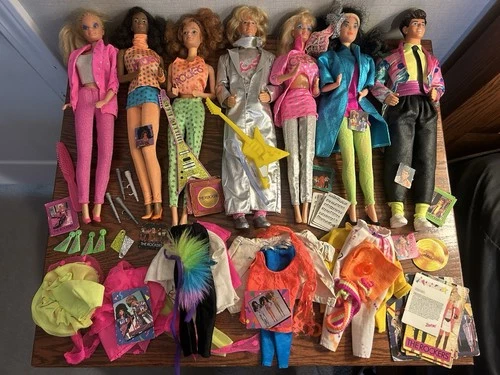 BARBIE AND THE ROCKERS LOT 1985/86 - ACCESSORIES - VINTAGE BUNDLE