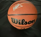 Victor Wembanyama Signed Spurs Wilson Basketball Auto NBA Rookie COA