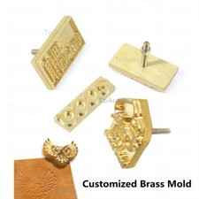 Customized Brass Mold Cold Pressing Copper Symbol DIY Stamping Embossing Machine