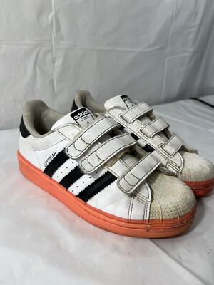 Adidas Superstar Paint Drip GY3328 white Turbo Kids Shoes Sz