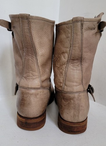 Frye #76509 Veronica Short Womens Riding Motorcycle Leather Boots - Size 7.5 B - Picture 4 of 15