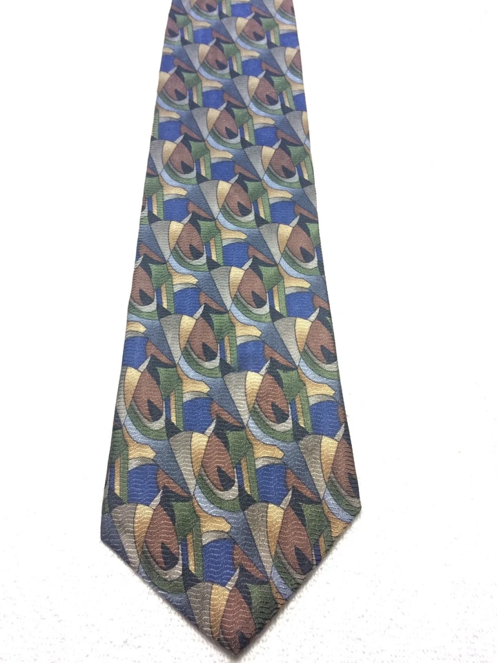 COLECCIÓN CÓCTEL HOMBRE CORBATA MARRÓN AZUL VERDE NEGRO ORO 3,75 X 56 Foto 2 de 4