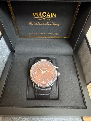 Vulcain Cricket 50s Presidents Brown Dial Alarm ManualAUTHORIZED