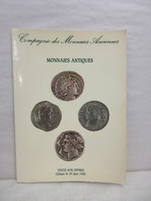 Compagnie des Monnaies Anciennes Ancient Coins French Auction Catalog 1985