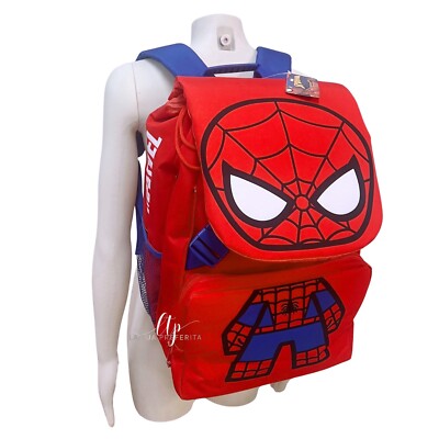 Spiderman großer ausziehbarer Rucksack 45x30cm Grundschule Kind Junge