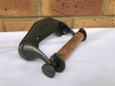 Wall Mounted Simple vintage design Toilet loo roll holder Black Antique retro