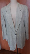 Linen Jacket On The Lining Size 14-16
