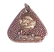 Vintage Strasburg Railroad Pendant Charm Steam Train Locomotive Souvenir