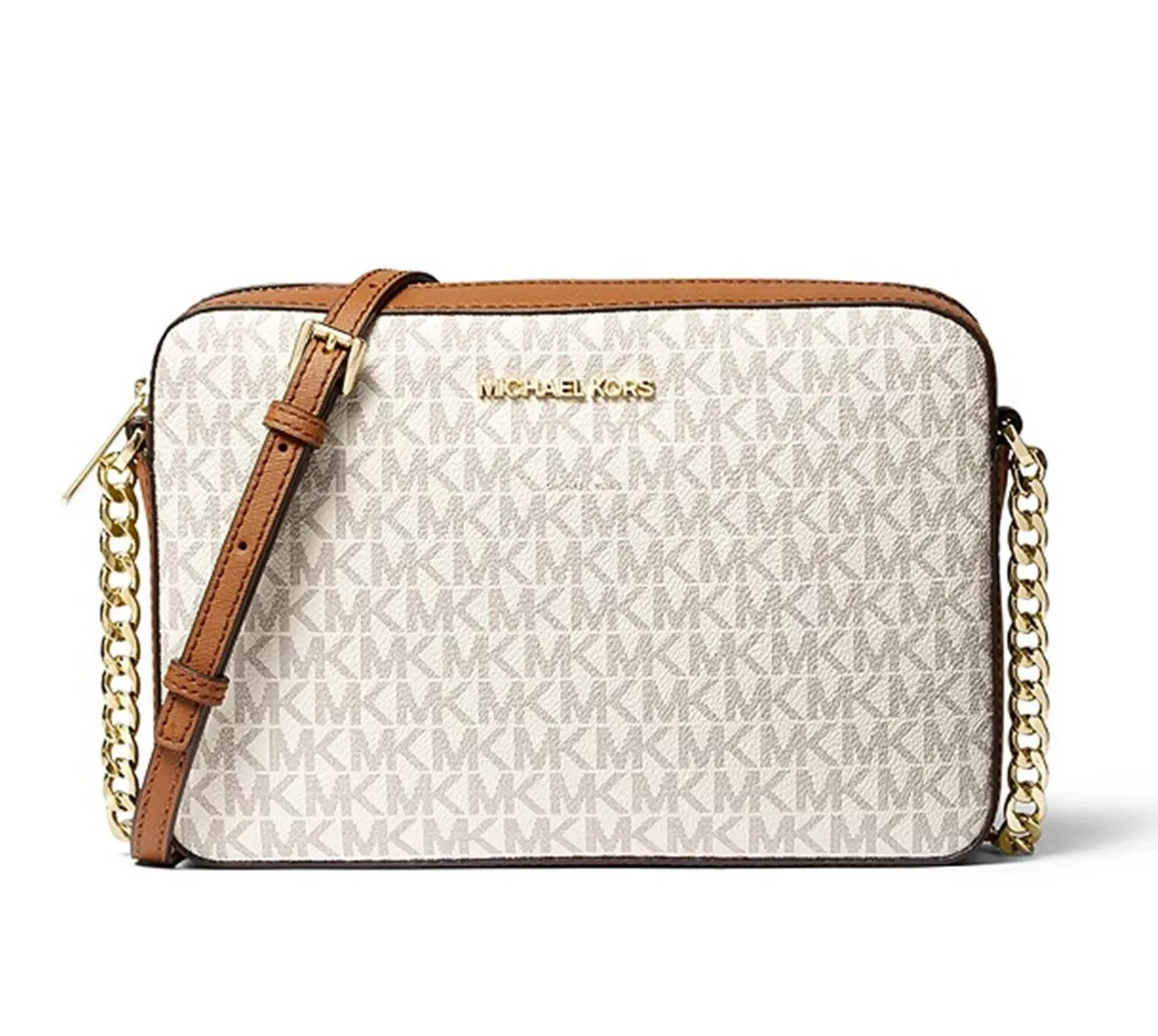 MICHAEL KORS Borsa JET SET ITEM CROSSBODY vanilla 35F8GTTC3B