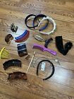 Vintage Girls Headbands Other Hair Barrettes Clips Ponytail Lot 80s 90s Mixed
