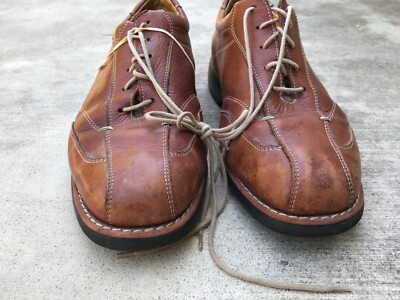 Sandro Moscoloni Vineyard Men’s Brown Leather Lace-Up Shoes 9.5D Brazil Sandro Moscoloni Vineyard Men main image 3