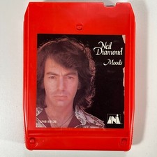 Neil Diamond Moods 8 Track Tape 1972 Vintage - Tested