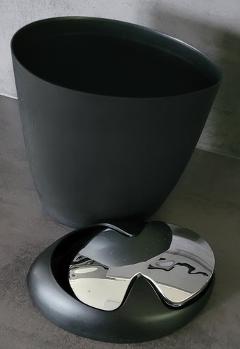Spirella Etna Black/ Schwarz Matt Abfalleimer/ Mülleimer 7 Liter - Picture 3 of 3