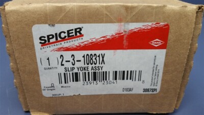 Dana Spicer 2-3-10831X Drive Shaft Transmission Slip Yoke Dana Spicer 2-3-10831X Drive Shaft Transmission Slip Yoke