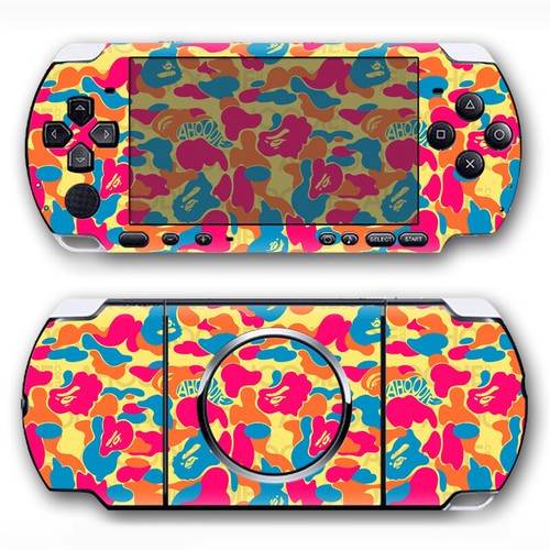 For Psp 3000 Diy Stickers Anime Wall Decals Colorful Game Cartoon Phone Body - Picture 27 of 28