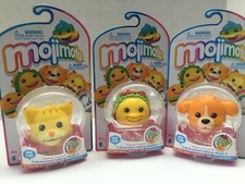 MOJIMOTO Kitty Cat - Puppy Dog  Taco Animated Talking Emoji Keychain - SET OF 3