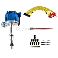 Performance HEI Ignition Distributor w/Cap & Rotor and Spark plug Wire set